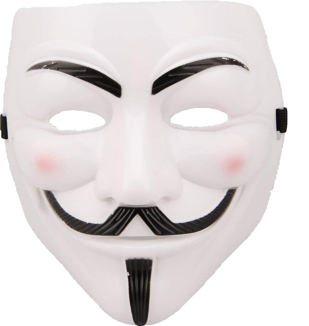 Anonymous Mask Png Background - White Mask Horror Movies, Transparent Png PNG with transparent background
