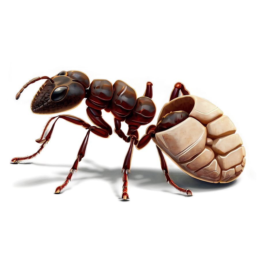 Ant Fossil Illustration Png Ank