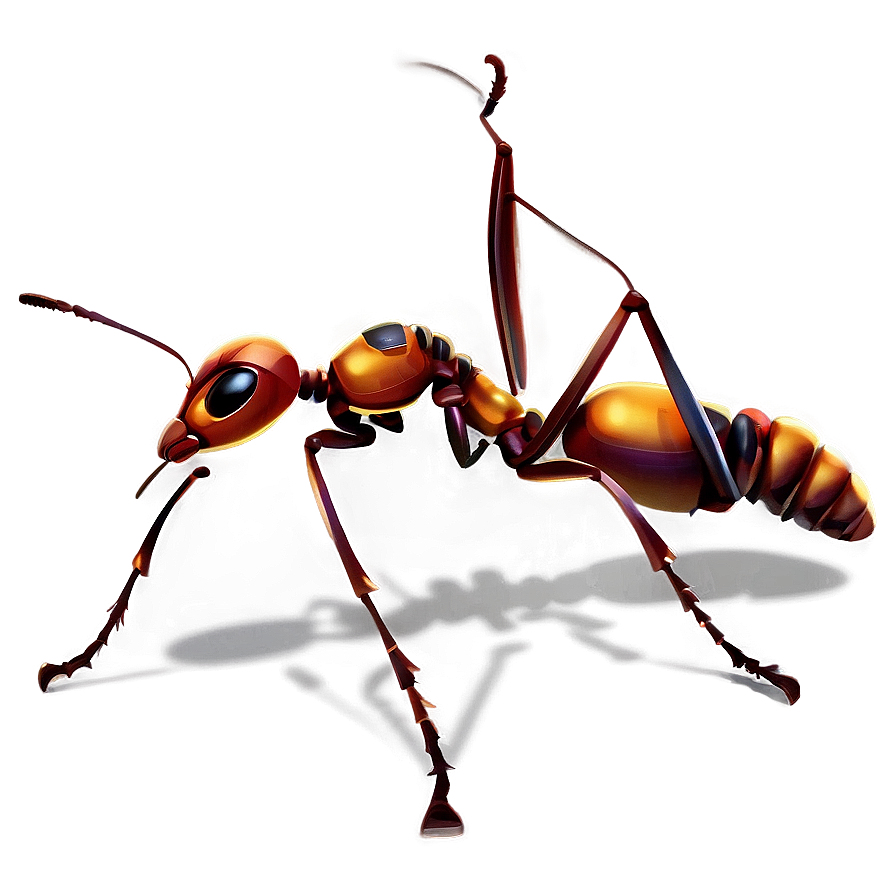 Ant Illustration PNG xdi1 PNG with transparent background