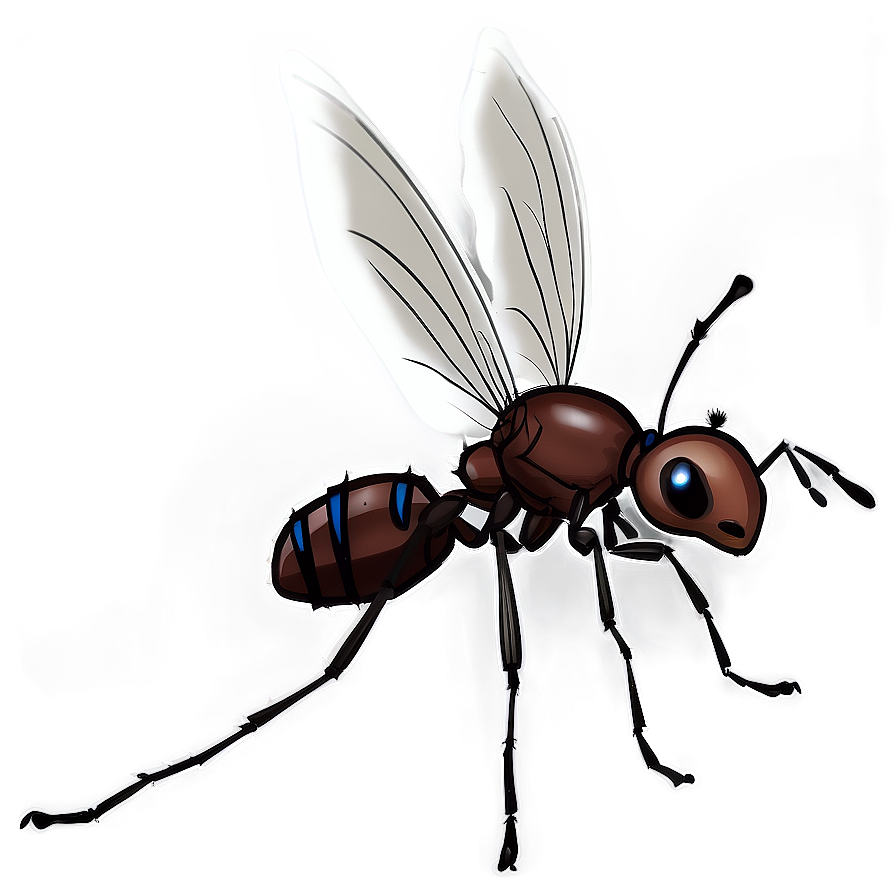 Ant With Wings Drawing Png 72