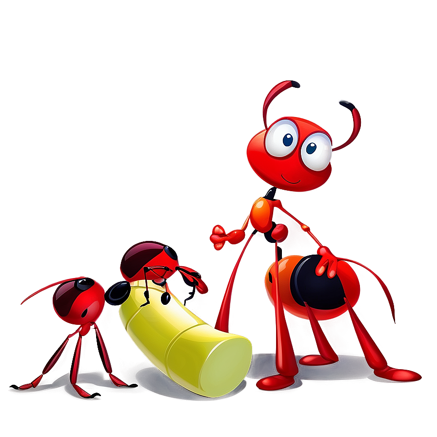 Ant Working Together Graphic Png 05242024