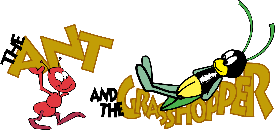 Ant And Grasshopper Clip Art Clipart Free Download - Ant And The Grasshopper Coloring Pages, HD Png Download PNG with transparent background