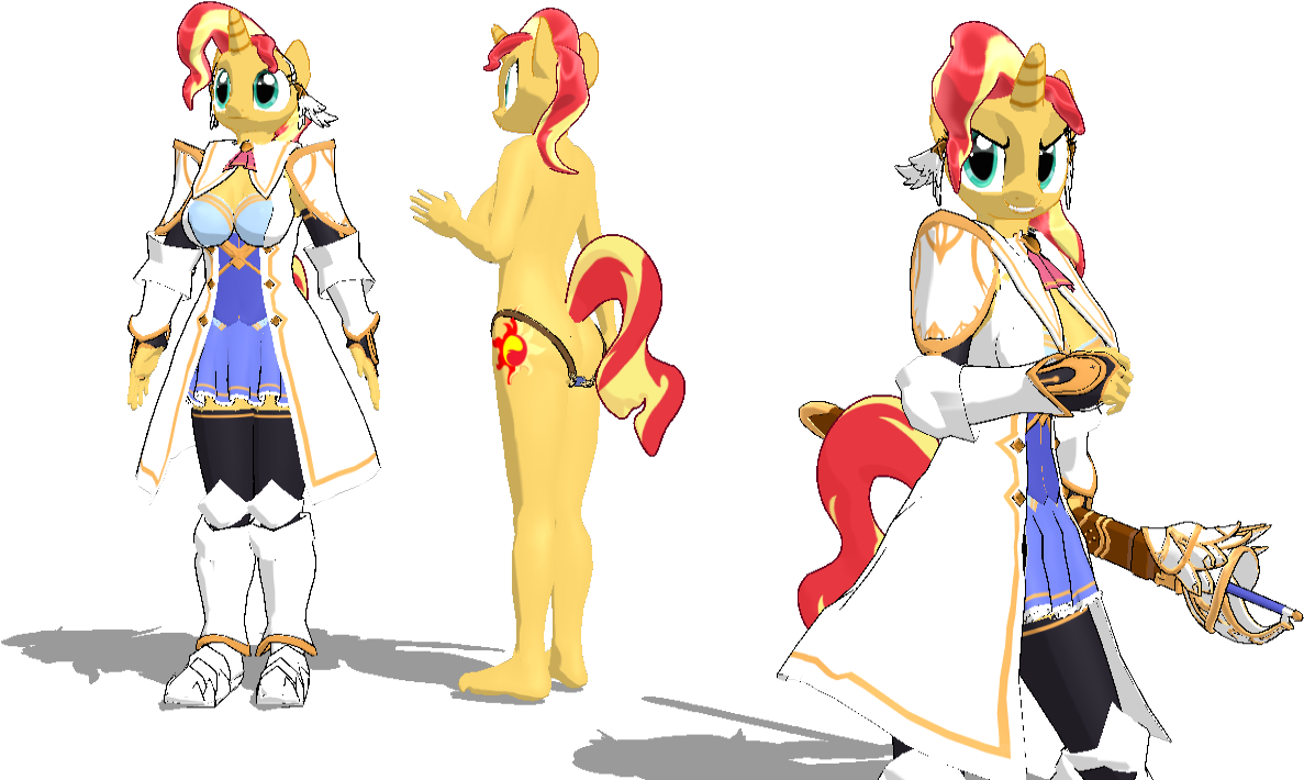 Sunset Shimmer - Octavia Melody And Sunset Shimmer, HD Png Download PNG with transparent background