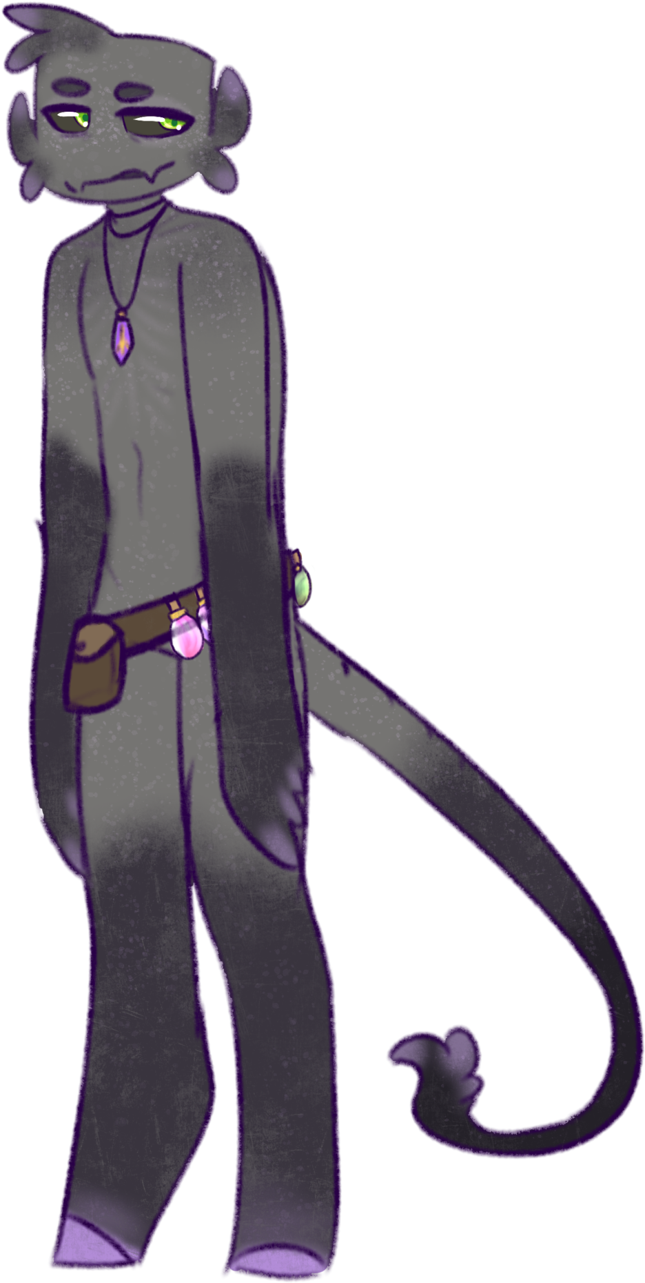 New Enderman Oc, His Name Is Jax And He Makes Potions - Cartoon, HD Png Download PNG image with a transparent background, free high-resolution download