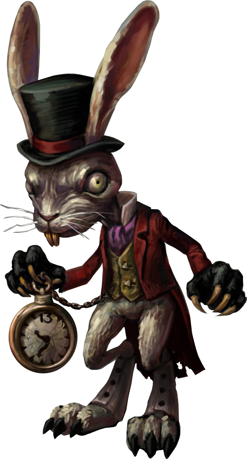 Anthropomorphic Rabbit With Pocket Watch