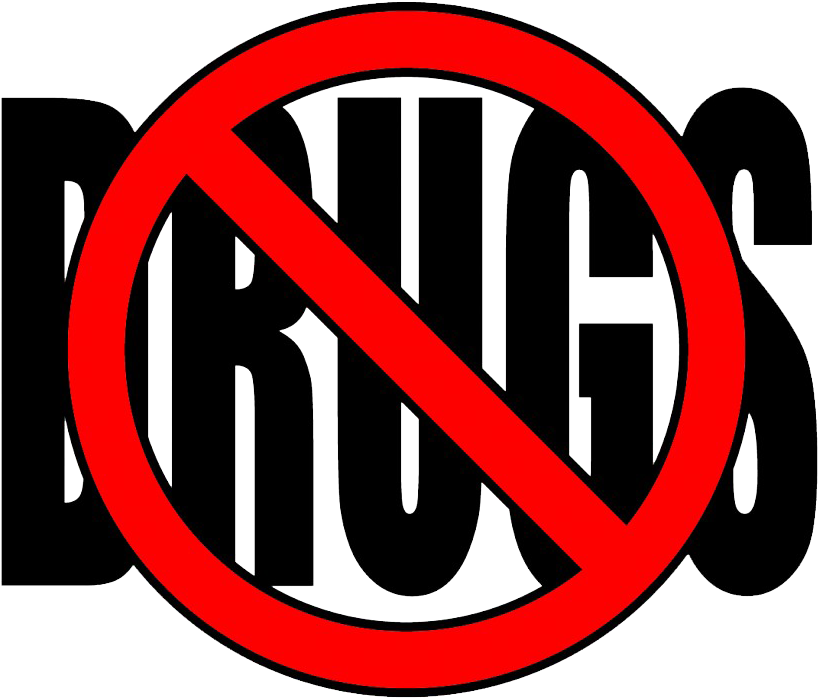 Anti Drugs Sign Graphic