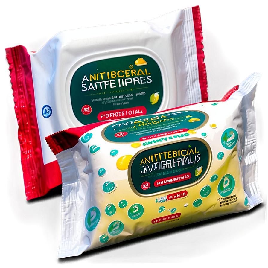 Antibacterial Wet Wipes Png 06272024