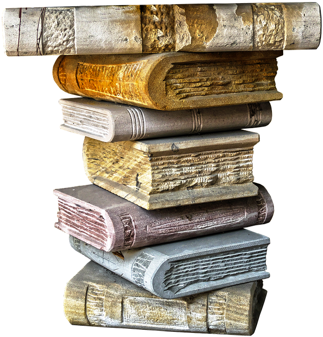 Books, Book Stack, Ceramic, Capital, Stacked, Pillar, - Ceramic Stack Of Books, HD Png Download PNG with transparent background
