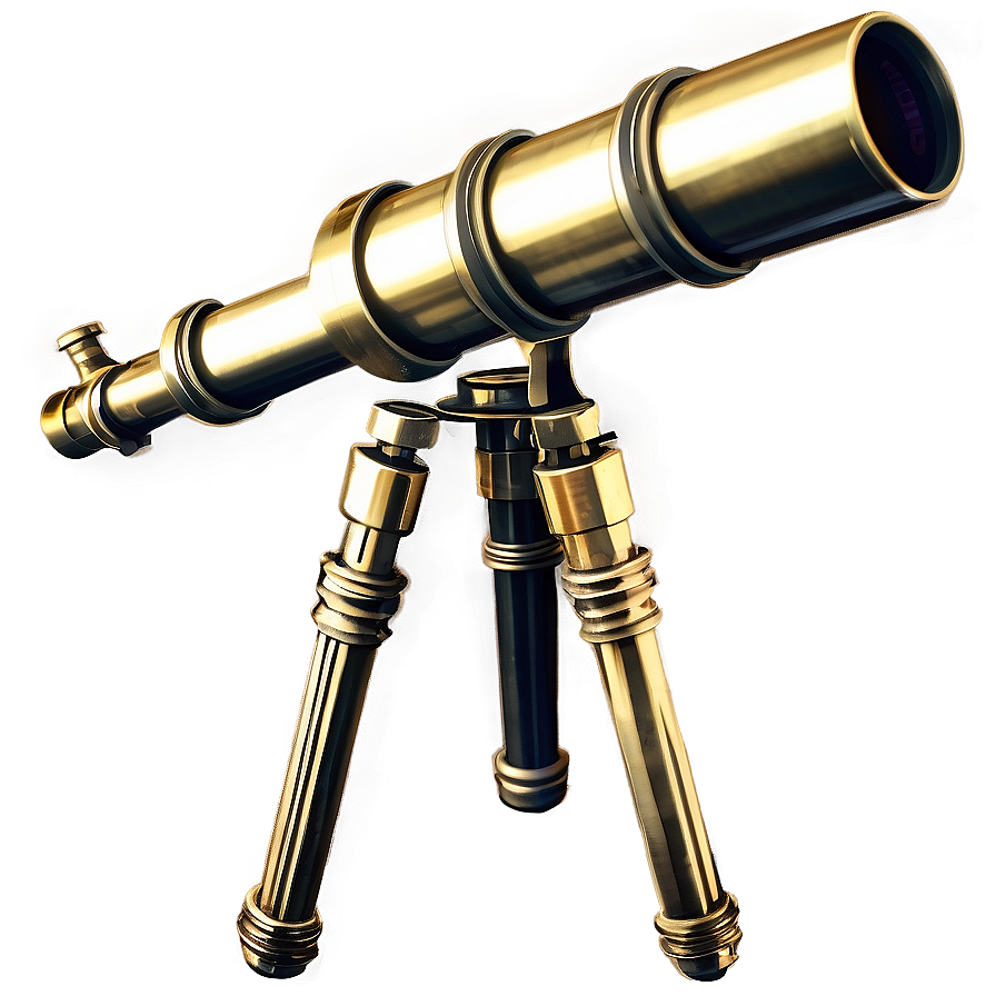 Antique Brass Telescope PNG 05242024 PNG with transparent background