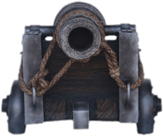 Cannon Front View - Pirate Cannon Front View, HD Png Download PNG image with a transparent background, free high-resolution download