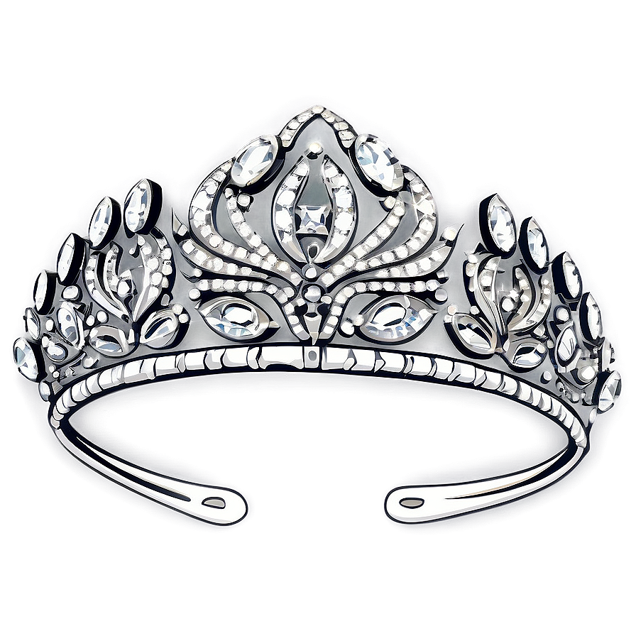 Antique Diamond Tiara Png 05032024