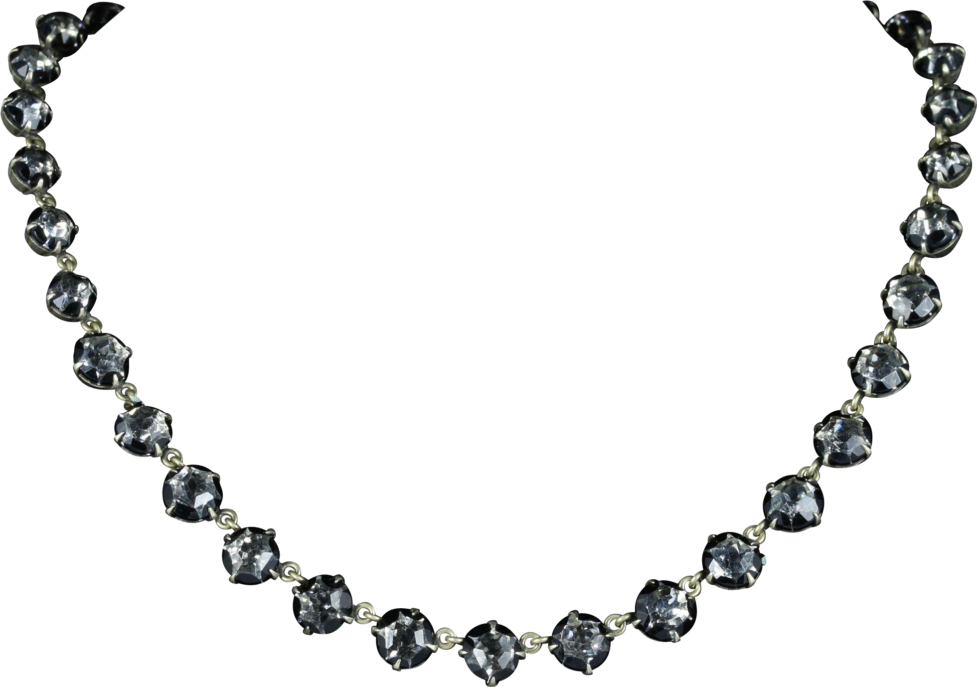 Antique Georgian Paste Necklace Circa, HD Png Download PNG with transparent background