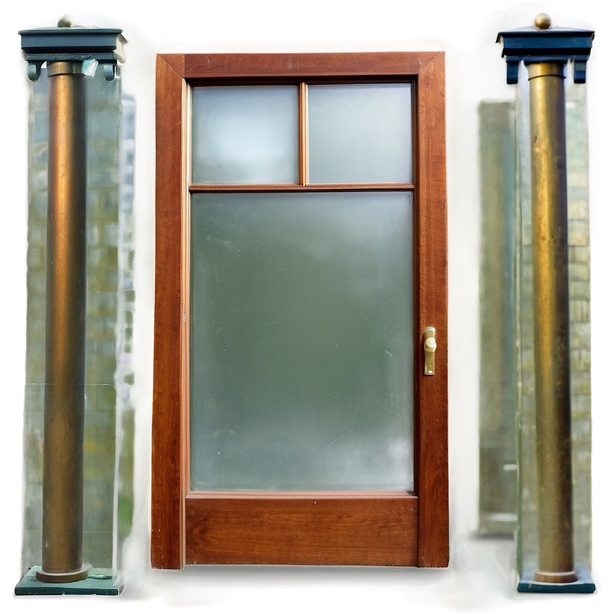 Antique Glass Door PNG aww77 PNG with transparent background