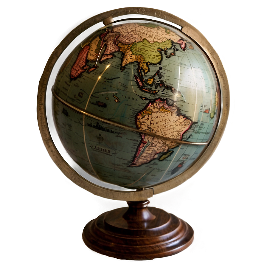 Antique Globe Picture PNG 05042024 PNG with transparent background