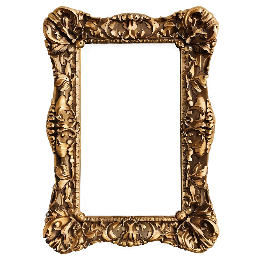 Antique Gold Frame Png 31