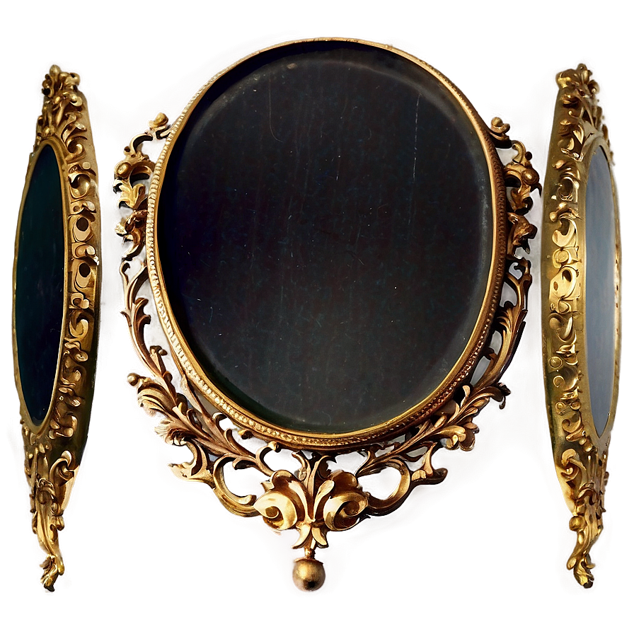 Antique Gold Plate Png 23