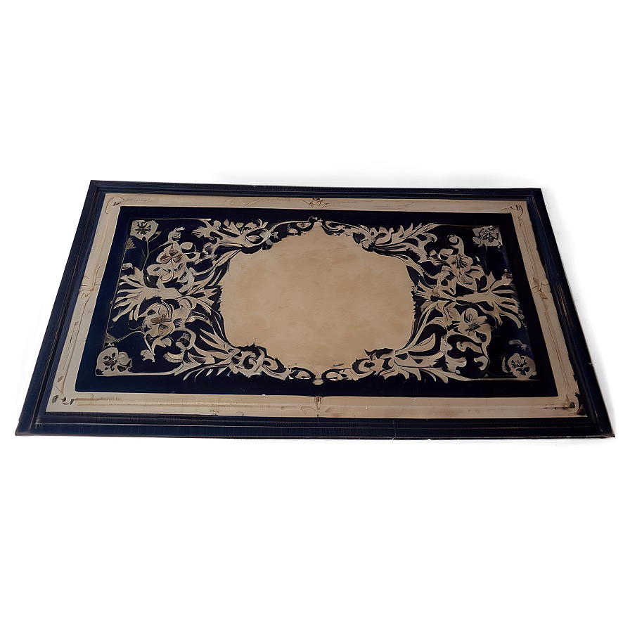 Antique Inspired Mat PNG pmp32 PNG with transparent background