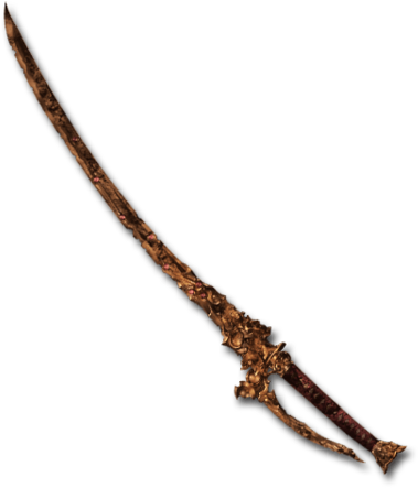 Antique Katana Sword PNG image with a transparent background, free high-resolution download