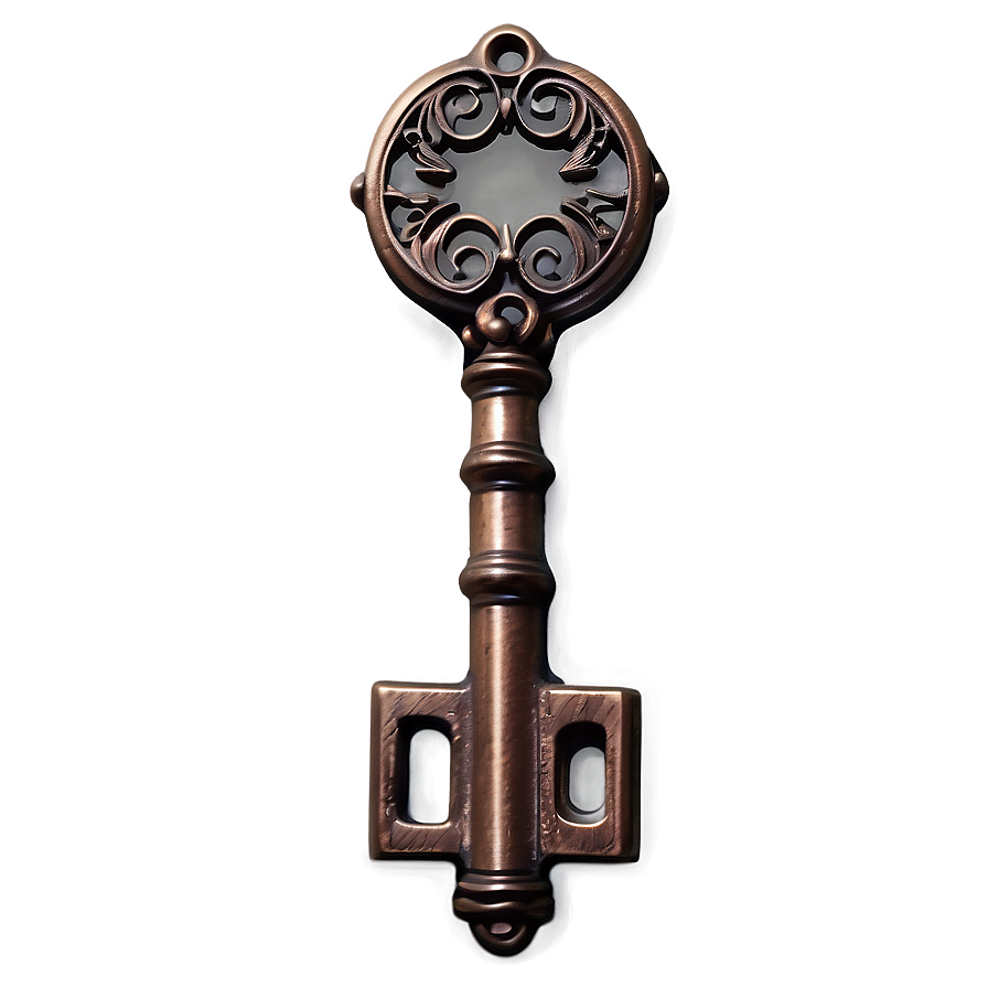 Antique Key PNG 05042024 PNG with transparent background