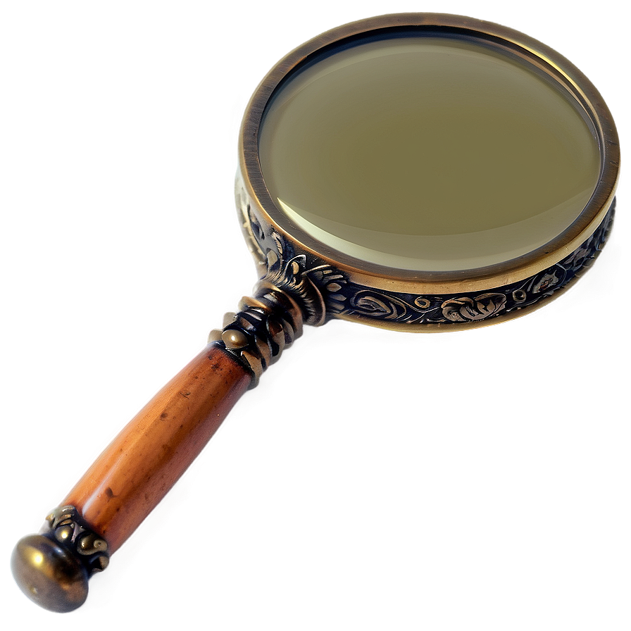 Antique Magnifying Glass PNG 05042024 PNG with transparent background