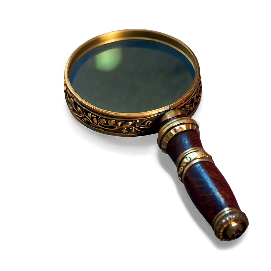 Antique Magnifying Glass PNG 05042024 PNG with transparent background