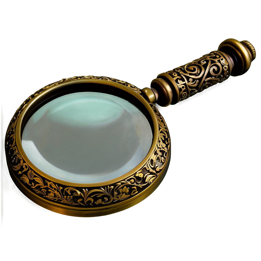 Antique Magnifying Glass Png 32