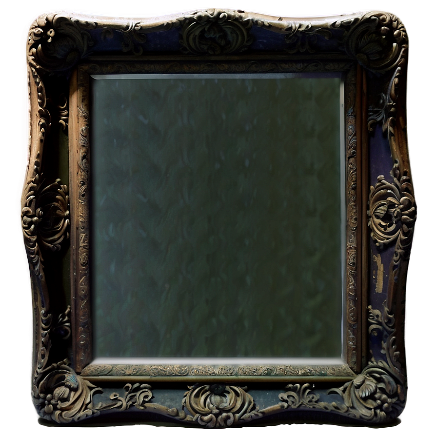 Antique Mirror Frame PNG 06212024 PNG image with a transparent background, free high-resolution download