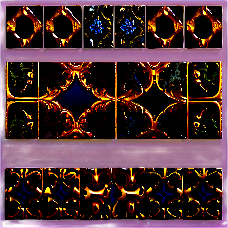 Antique Mirror Tiles PNG bme PNG with transparent background