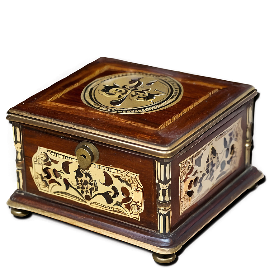 Antique Music Box Png 06282024