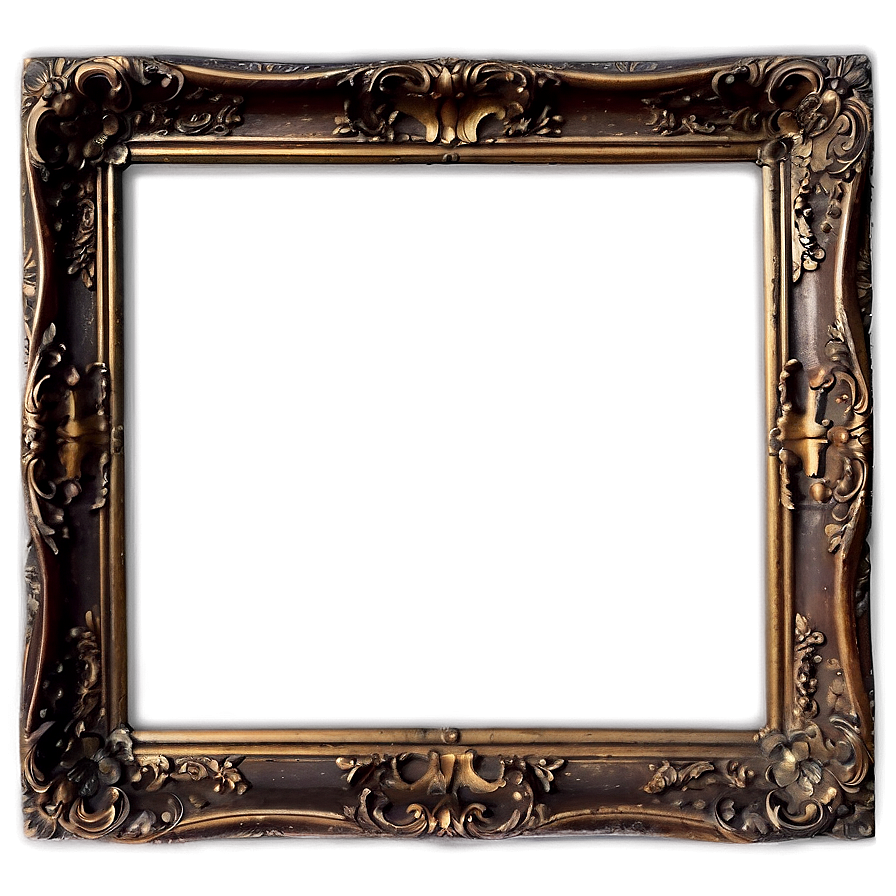 Antique Photo Frame PNG 52 PNG image with a transparent background, free high-resolution download