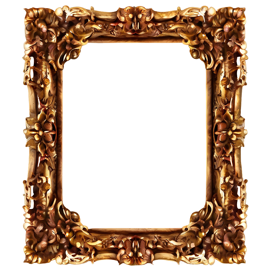 Antique Photo Frame PNG 54 PNG image with a transparent background, free high-resolution download