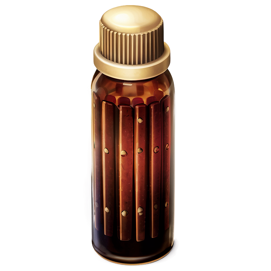 Antique Pill Bottle Png 4