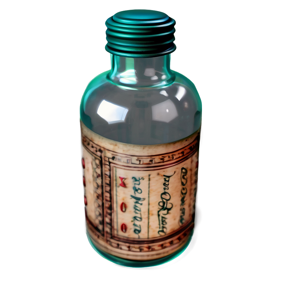 Antique Pill Bottle Png Wuk2