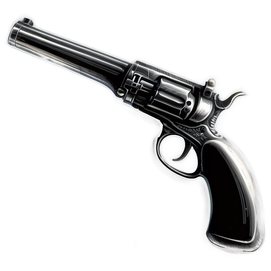 Antique Pistol Sketch Png 05242024