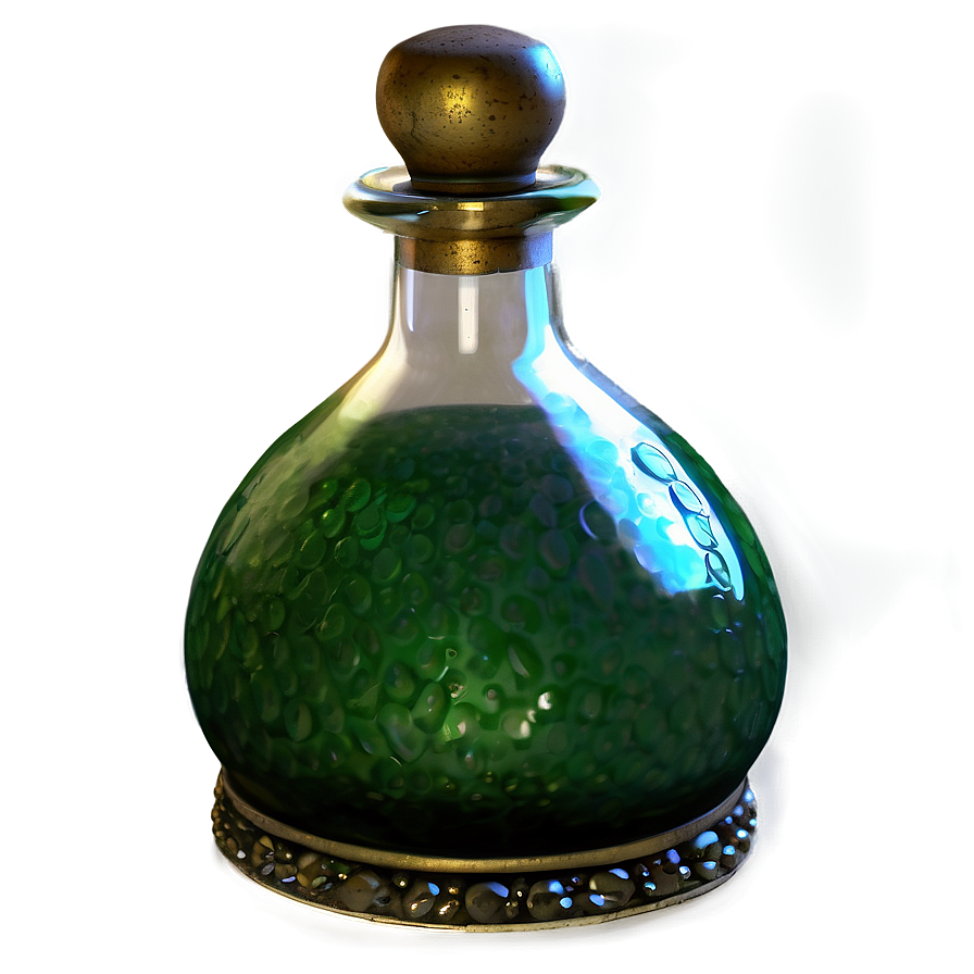 Antique Potion Bottle Png 06132024