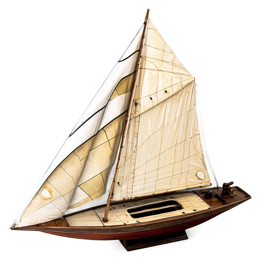 Antique Sailboat Model PNG 05242024 PNG image with a transparent background, free high-resolution download