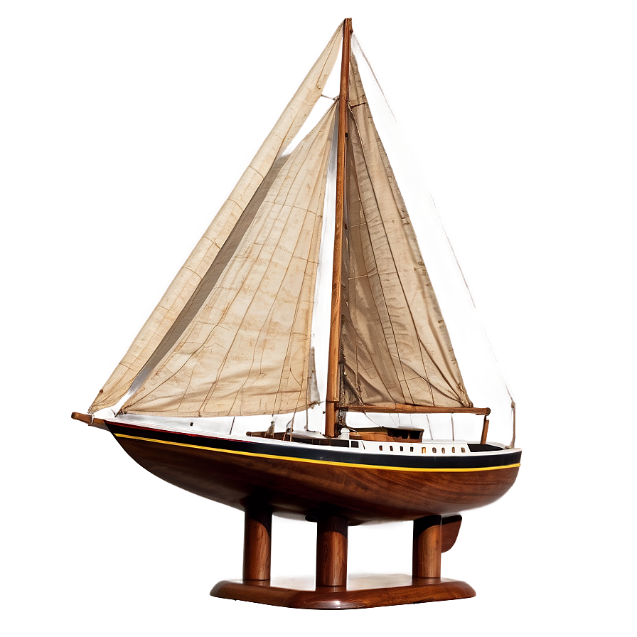 Antique Sailboat Model PNG dqc65 PNG image with a transparent background, free high-resolution download
