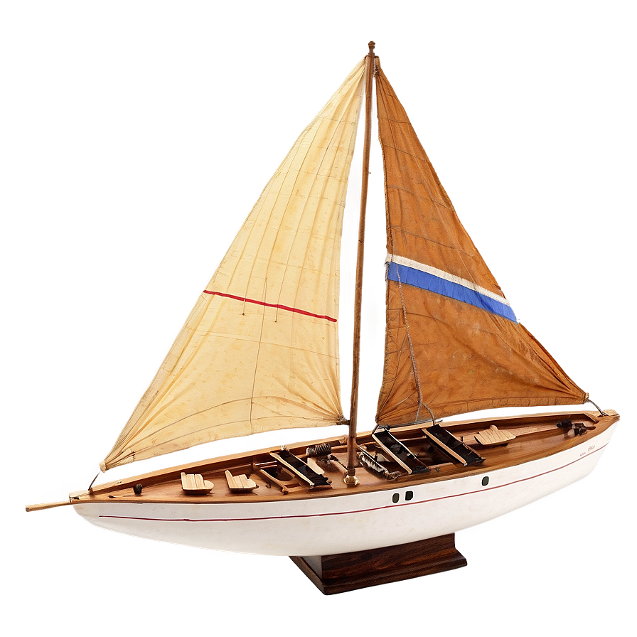 Antique Sailboat Model PNG qvs PNG image with a transparent background, free high-resolution download