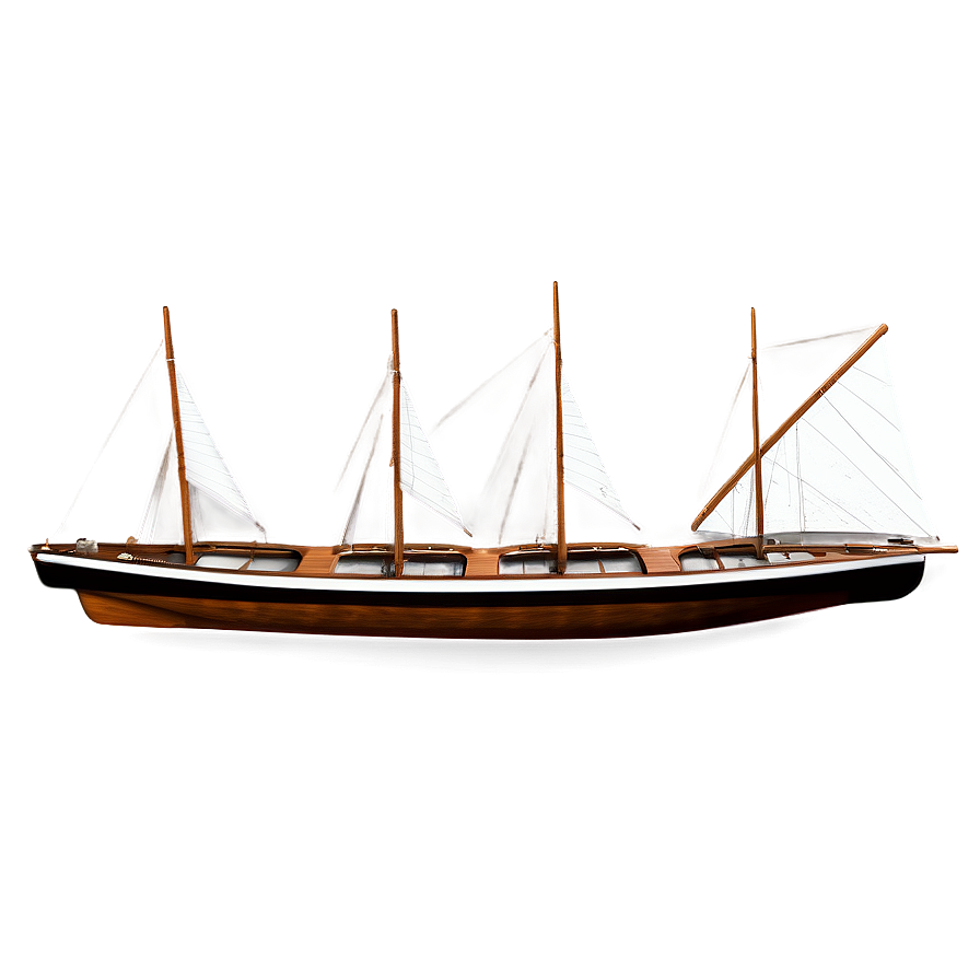 Antique Sailboat Model Png Ujr