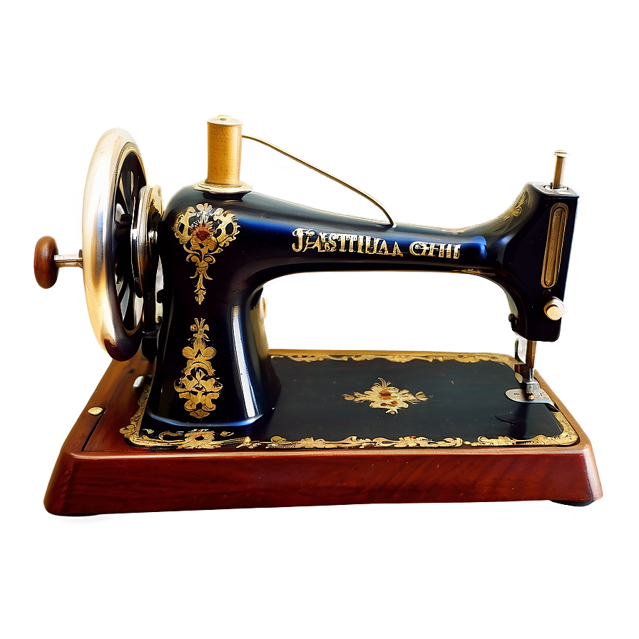 Antique Sewing Machine PNG 14 PNG image with a transparent background, free high-resolution download