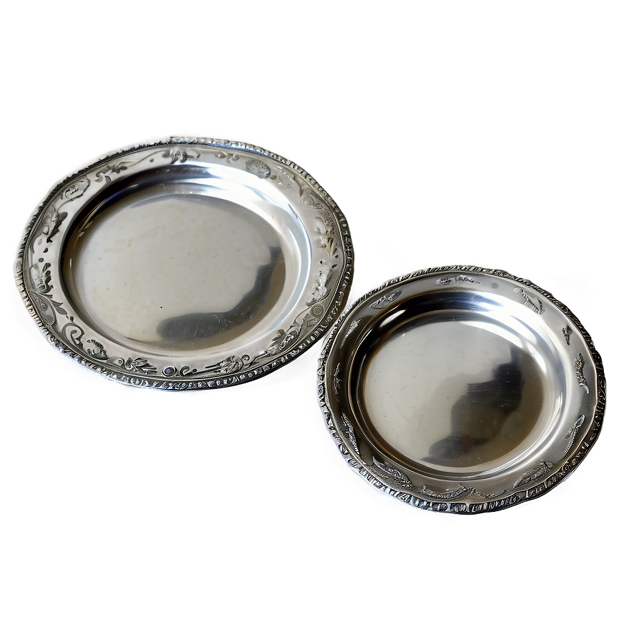 Antique Silver Serving Dishes PNG 85 PNG with transparent background