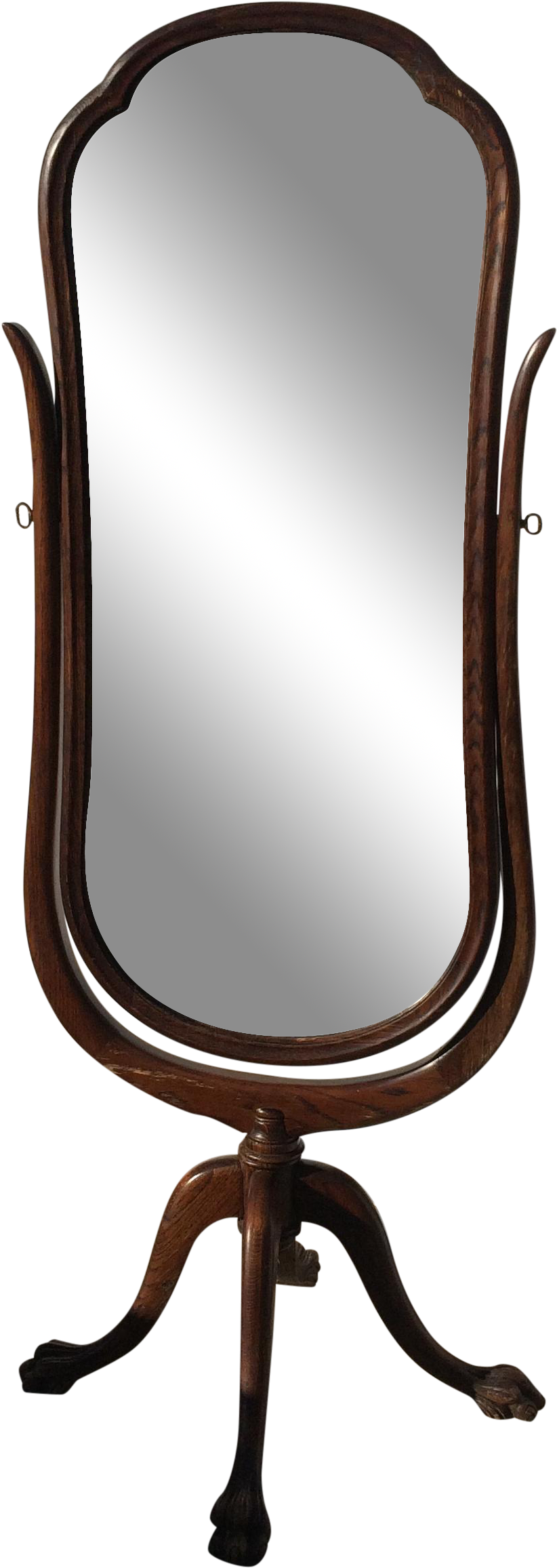 Standing Antique Mirror Transparent, HD Png Download PNG with transparent background