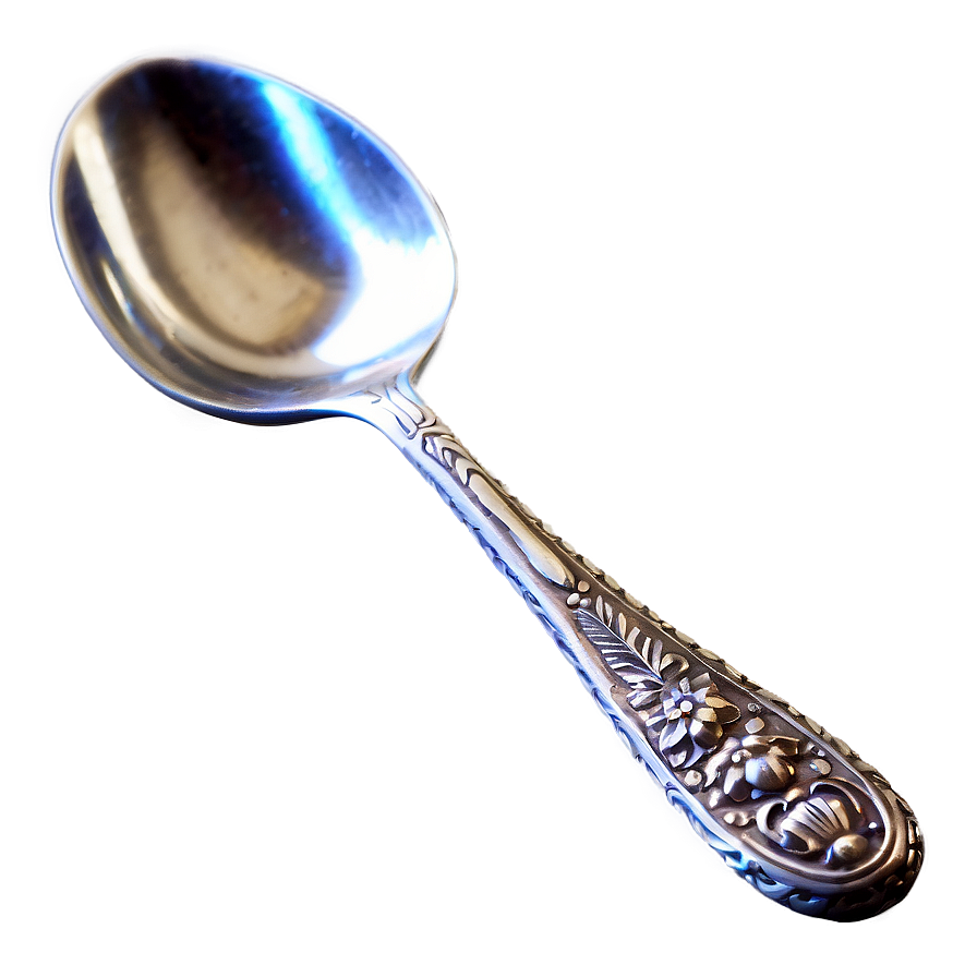 Antique Sterling Spoon Png 89