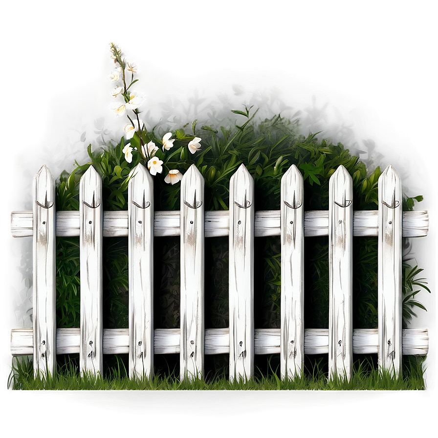 Antique White Fence Look Png Epo20