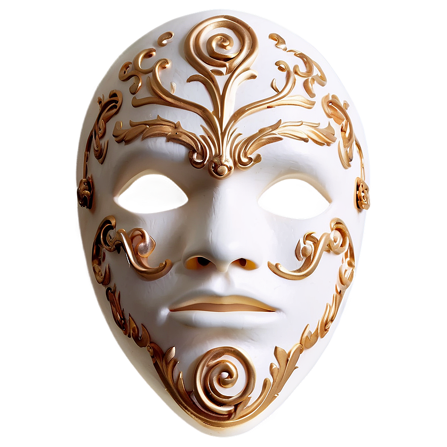 Antique White Mask Png Uhj