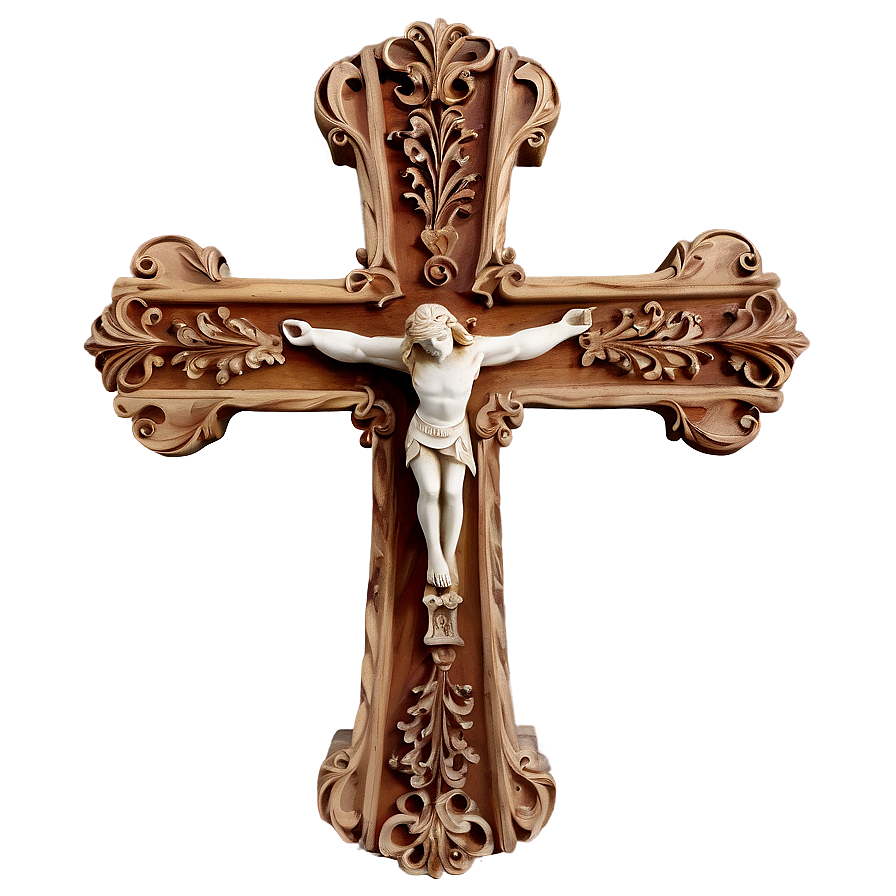 Antique Wooden Cross PNG 35 PNG with transparent background