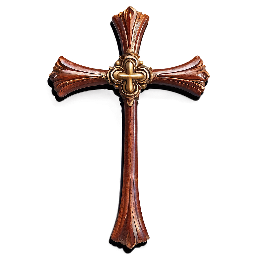 Antique Wooden Cross PNG 53 PNG with transparent background