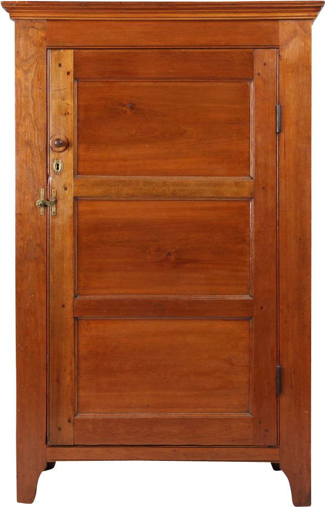 Antique Wooden Cupboard Closed