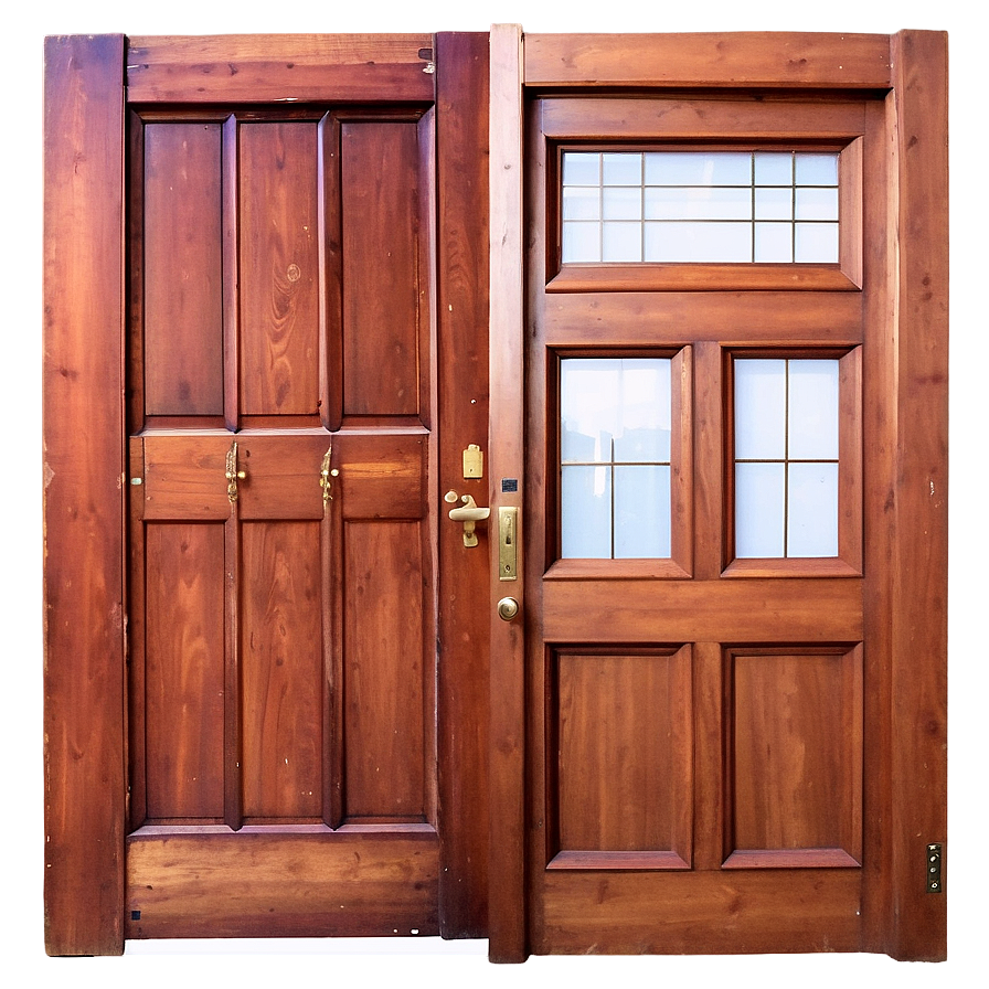 Antique Wooden Door PNG 05042024 PNG image with a transparent background, free high-resolution download