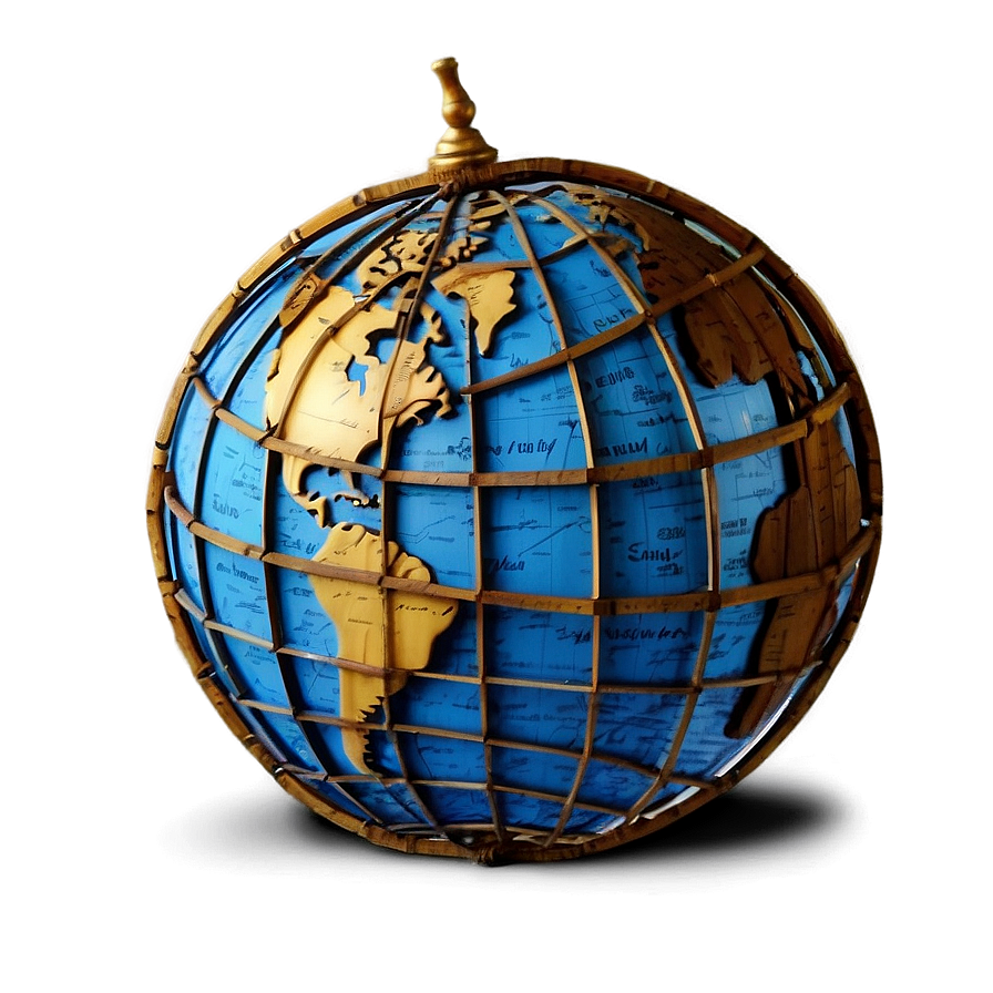 Antique World Globe Ball Png Tme